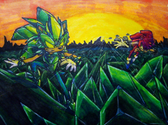 Фанарт на бумаге