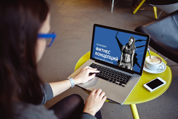Landing Page Fitness Center Concept WordPress