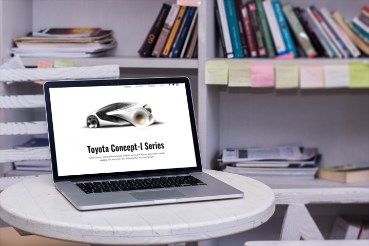 Landing Page Tayota Concept