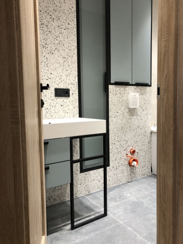 Санузел. Таунхаус. Фото реализованного проекта