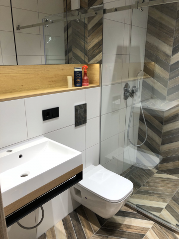 Санузел. Таунхаус. Фото реализованного проекта