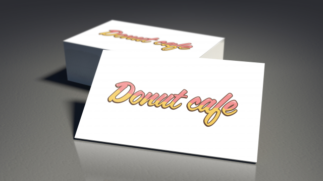 Логотип для Donut Cafe