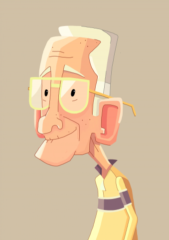 Иллюстрация персонажа из мультика