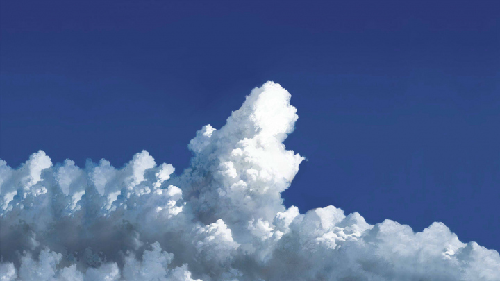 *Облака(от руки)