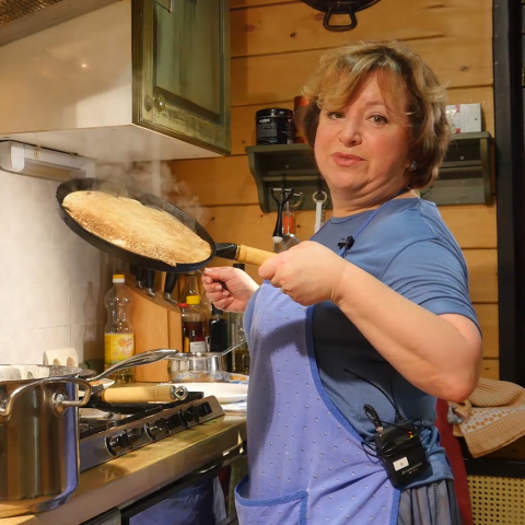 Обучающий ролик, приготовление еды