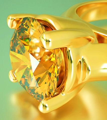 Diamond Fancy Yellow