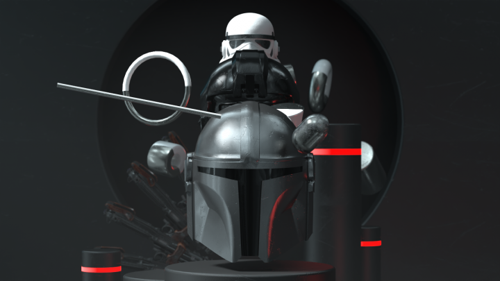 3D Star Wars Fan motion