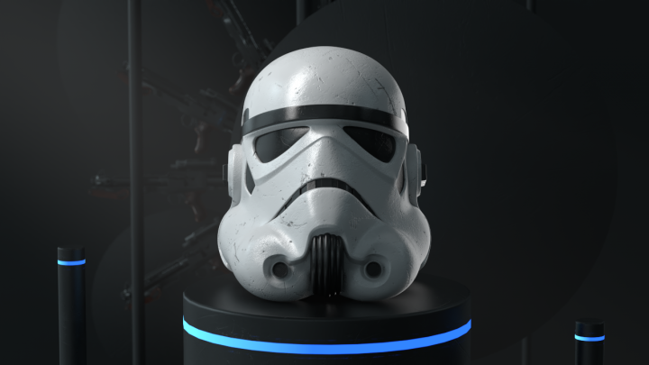 3D Star Wars Fan motion