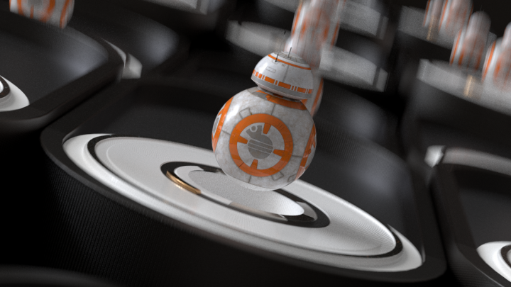 3D Star Wars Fan motion