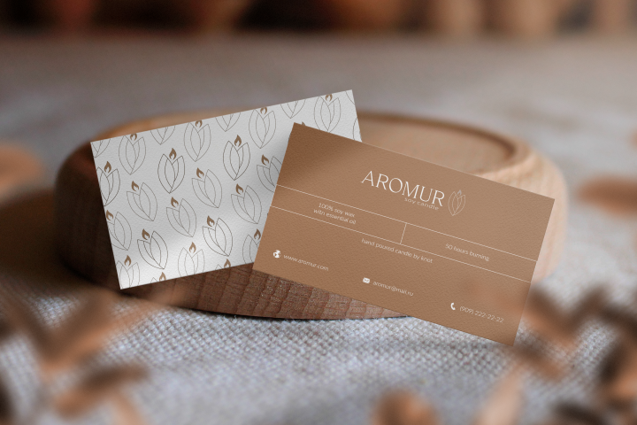 Разработка фирменного стиля для свеч ручной работы