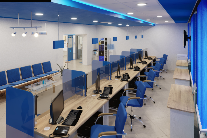 Интерьер клиентского цента