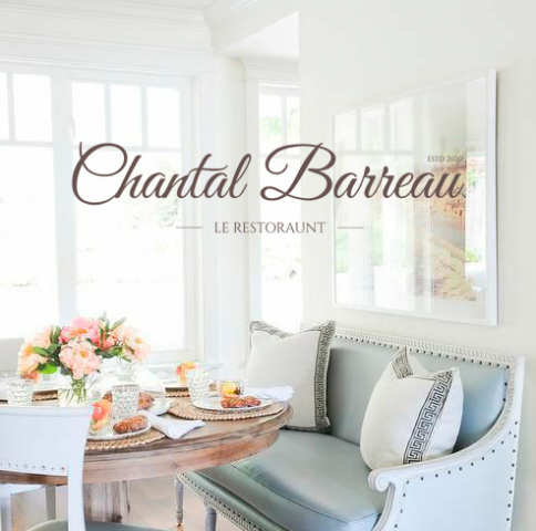 Логотип для французского ресторана "Chantal Barreau"