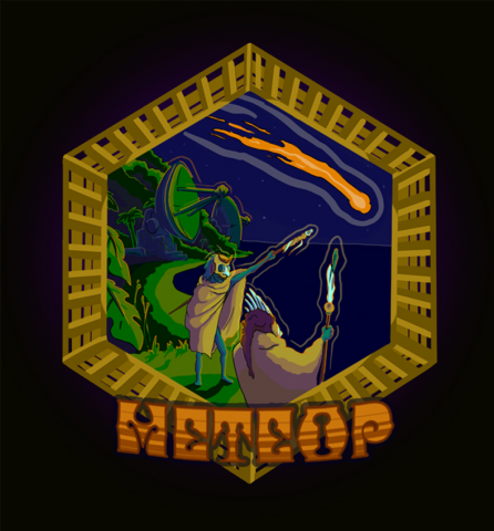 Стикер фестиваля "Метеор"