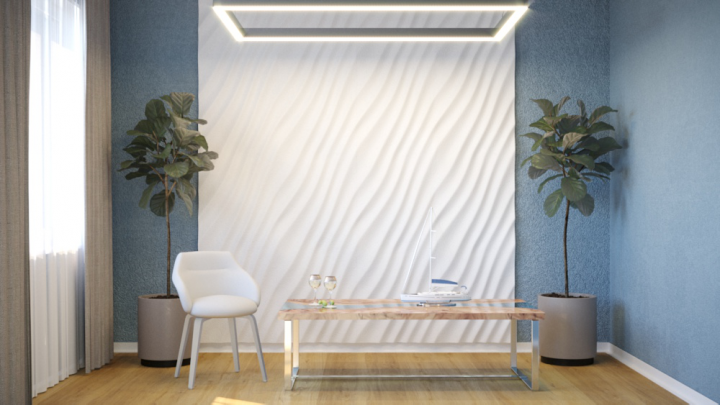 Livingroom for apartments (minimalism)