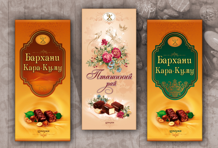 Серия коробок для конфет
