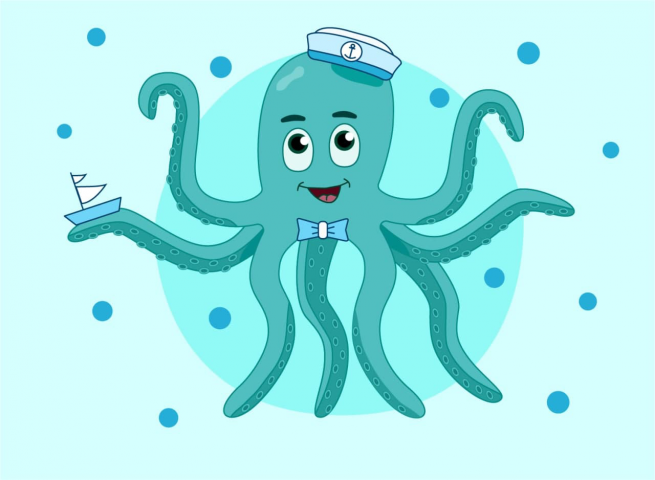 Иллюстратор - Осьминог