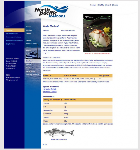 Alaska Blackcod