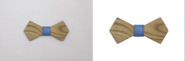 сделать белый фон и кадрировать, подчистить неров