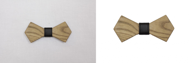 сделать белый фон и кадрировать, подчистить неров