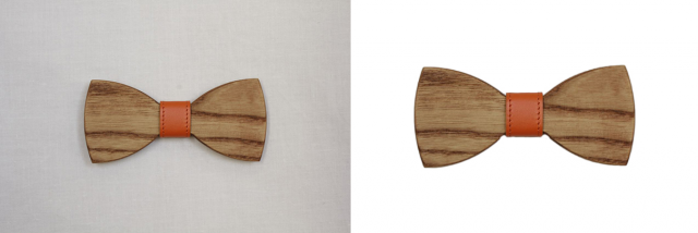 сделать белый фон и кадрировать, подчистить неров