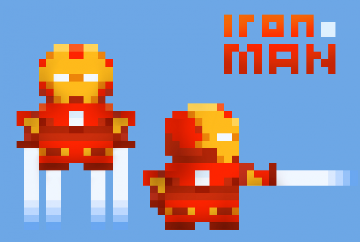 Пример пиксельной работы