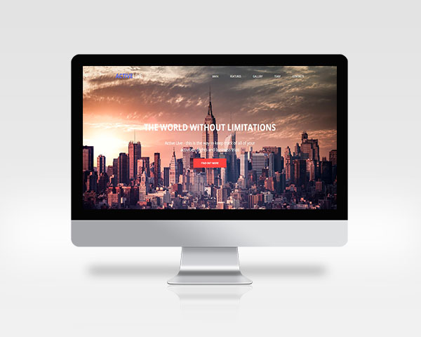 Лендинг для ActiveLive