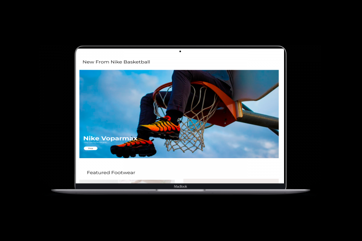 Design concept сайта Nike