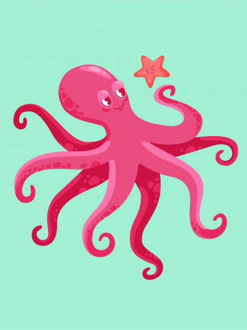 Иллюстрация - Осминожка
