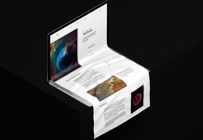 Сайт для блога "W"