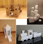 Игрушки настольные. http://www.cartonhouse.ru/little_house/
