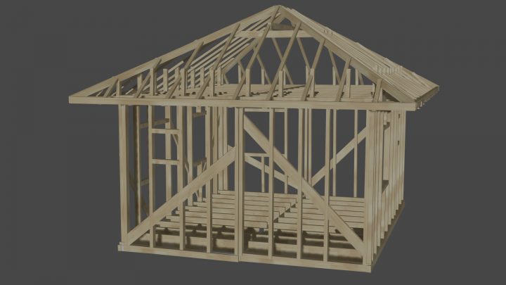 Деревянный каркас