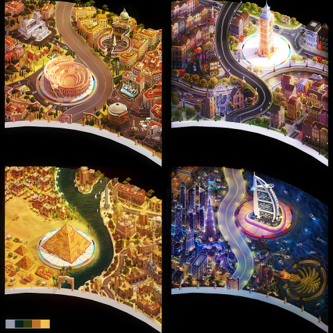 City concept arts