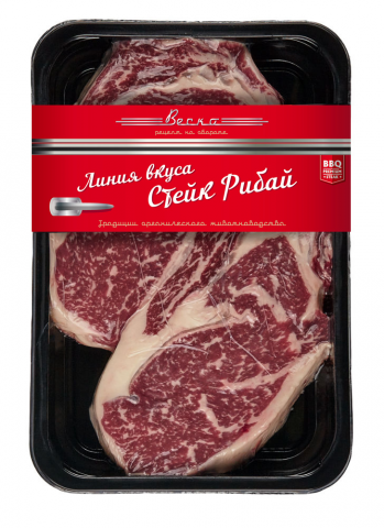 Круговая этикетка на стейки