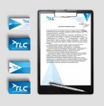 логотип и элементы фирменного стиля TLC (транспорт логистика)