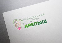 логотип детской клиники Крепыш
