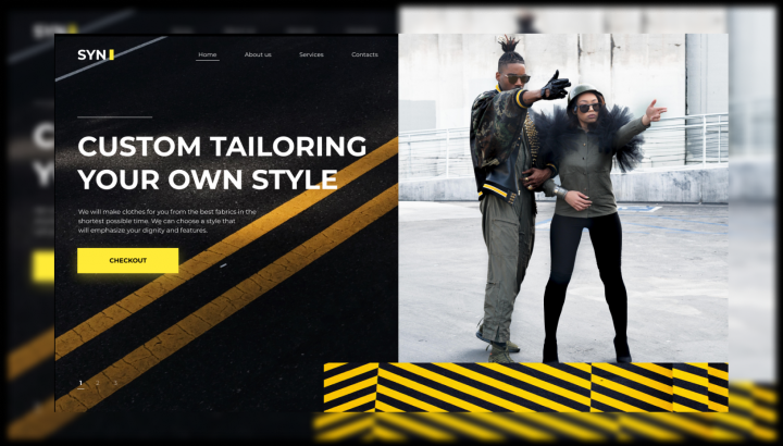 Дизайн Landing Page для ателье