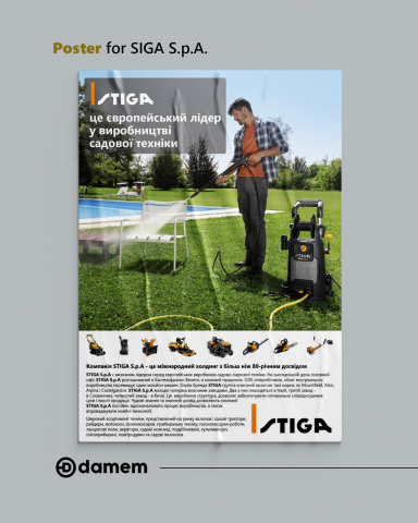 Poster for STIGA S.p.A.