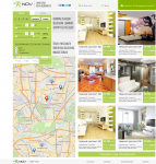 Дизайн главной - поиск недвижимости