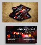 Визитка для ногтевой студии