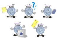 Монета- персонаж для сайта Банка Русский Стандарт