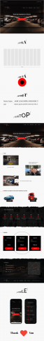 landing page для парковки "Parking hall"