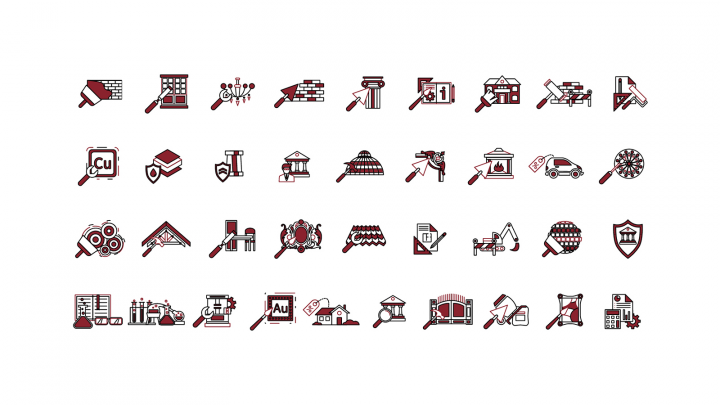 Иконки для фирмы реставрации