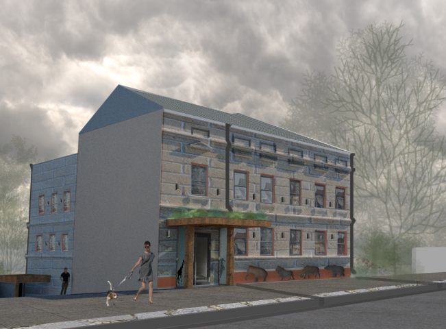 Разработка фасада ветклиники