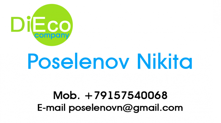 Везитка "DiECO"