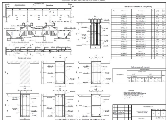 Конструирование главной балки в 4-х этажном пром.здании