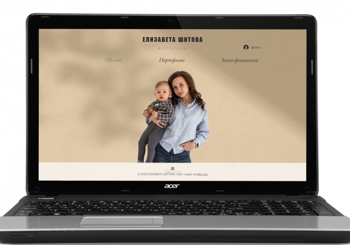 Сайт для фотографа с портфолио