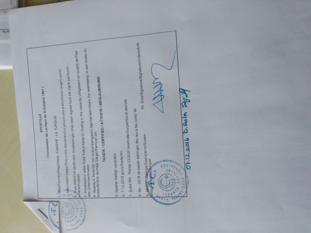 Перевод апостиль