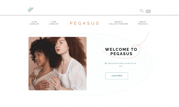 Jewelry website (Учебная работа)