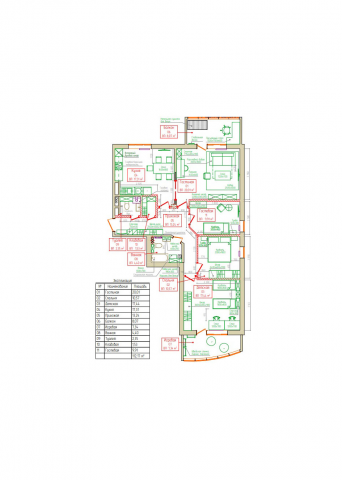 Планировка квартиры 112 кв.м