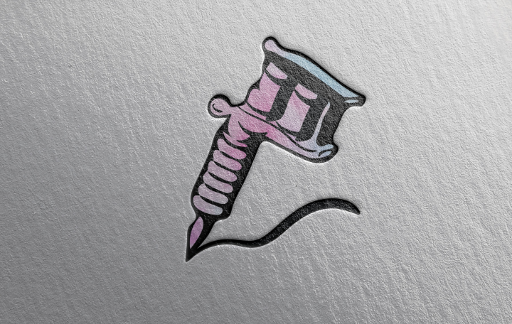 логотип тату студия Paint Tattoo
